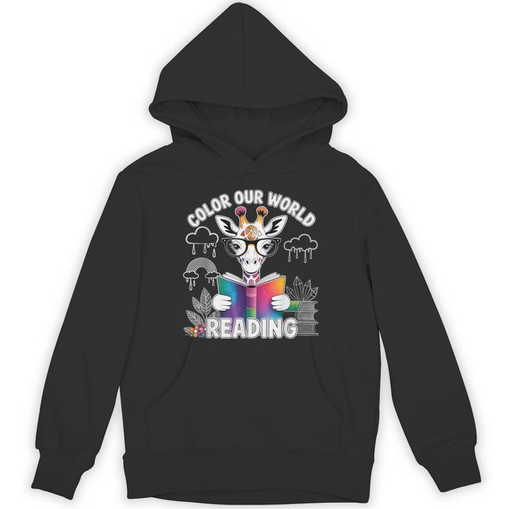Reading Colors Our World Color Our World 2026 Reading Book Unisex Hoodie