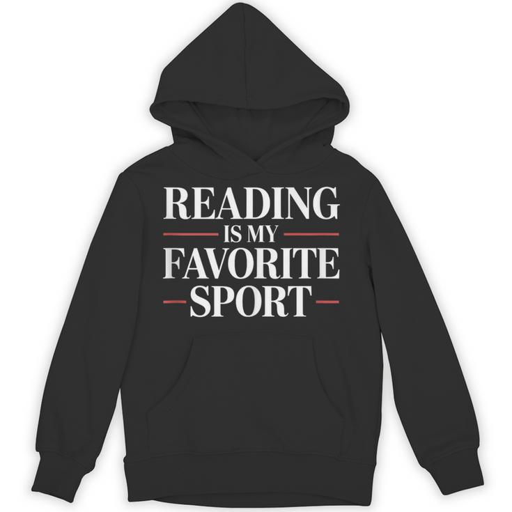 Reading Is My Favorite Sport Book Lovers Unisex Hoodie