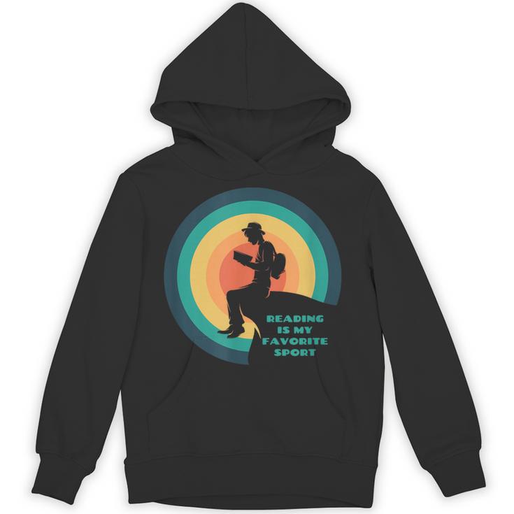 READING IS MY FAVORITE SPORT FUN BOOK LOVER Unisex Hoodie