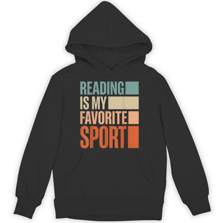 Reading Is My Favorite Sport Reader Book Worm Unisex Hoodie