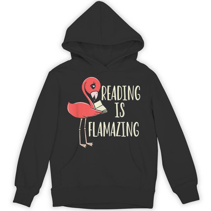 Reading Is Flamazing Reading Lover Book Nerd Bookworm Unisex Hoodie