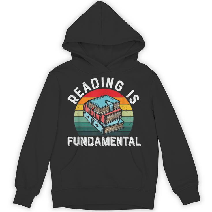Reading Is Fundamental Book Readers Apparel For Women Men Unisex Hoodie