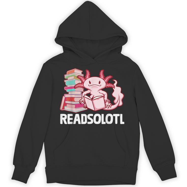 Readsolotl Axolotl Reading Fish Books Lizard Unisex Hoodie