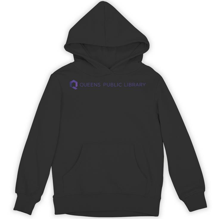 Retro Queens Public Library NY New York Book Lover Unisex Hoodie