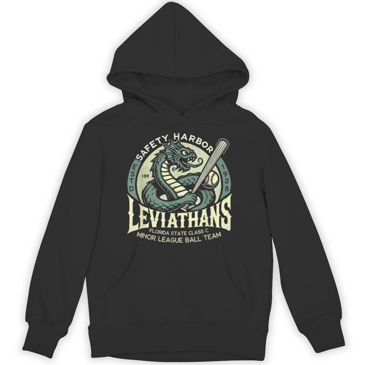 Safety Harbor Leviathans Retro Baseball Monster Unisex Hoodie