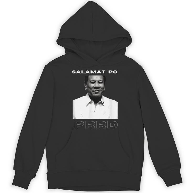 Salamat Po Prrd ありがとう社長ドゥテルテ・ピノイピネー パーカー