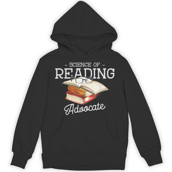 Science Of Reading Advocate Books Literature Book Reader Unisex Hoodie