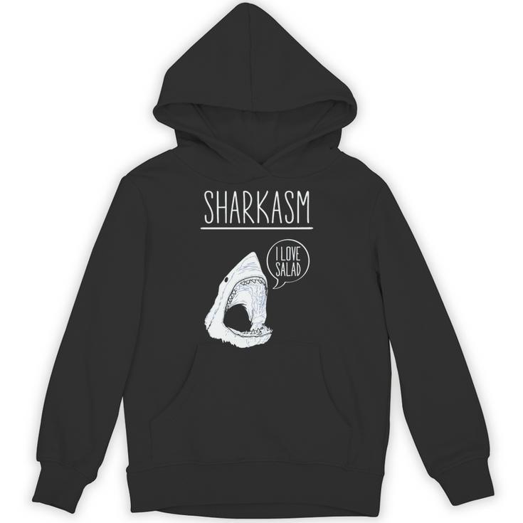 Sharkasm I Lovealad面白い皮肉なシャークスタジオ 長袖tシャツ パーカー