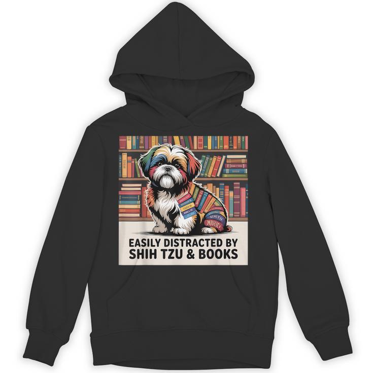 Shih Tzu Dog Shihtzu Dog Books Nerds Reader Shitzhu Shih Tzu Unisex Hoodie