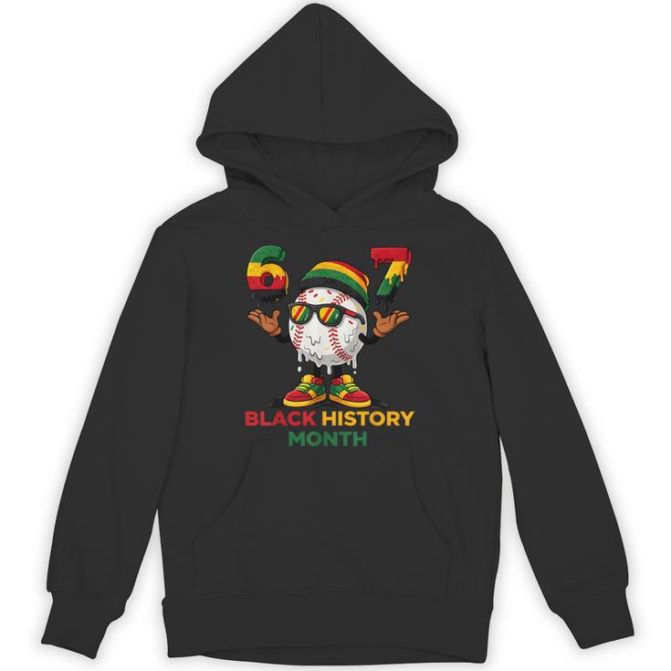 Six Seven History Month Baseball Drip Sports Unisex Hoodie
