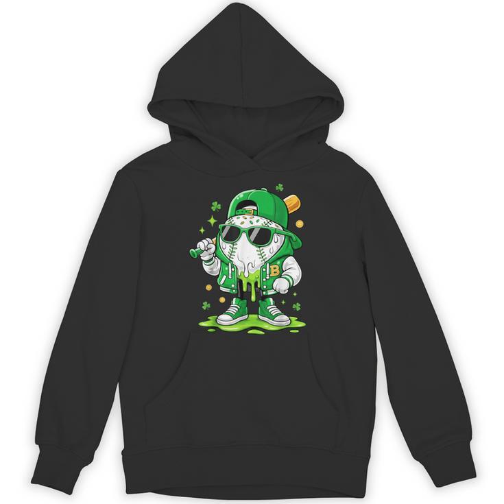St Patrick Day Baseball Drip Ice Cream Men Boys Kids Unisex Hoodie St Patrick Day Baseball Drip Ice Cream Men Boys Kids Unisex Hoodie
