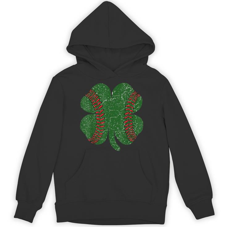 St Patricks Day Shamrock Baseball Saint Paddy's Unisex Hoodie