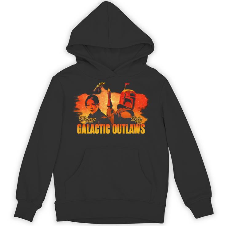 Star Wars The Book Of Boba Fett Galactic Sunset Poster Unisex Hoodie