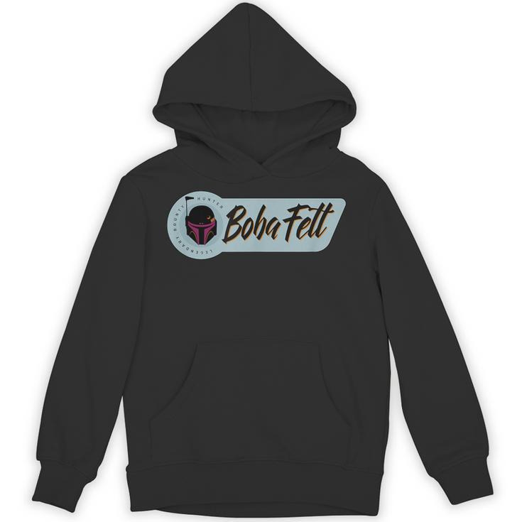 Star Wars The Book Of Boba Fett Legendary Bounty Hunter Logo Unisex Hoodie