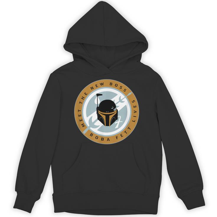 Star Wars The Book Of Boba Fett Meet The New Boss Logo Unisex Hoodie