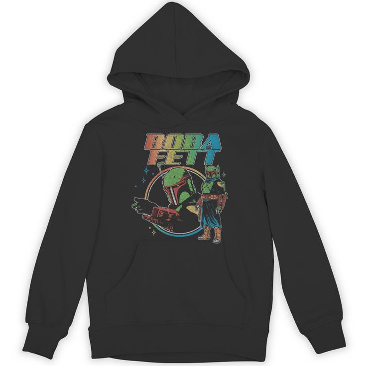 Star Wars The Book Of Boba Fett Rainbow Logo Unisex Hoodie