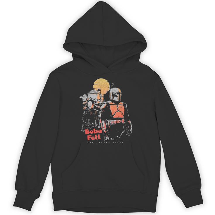 Star Wars The Book Of Boba Fett Retro Color Pop Poster Unisex Hoodie