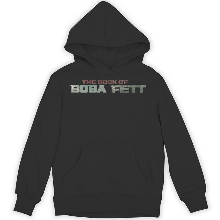 Star Wars The Book Of Boba Fett Text Logo Unisex Hoodie