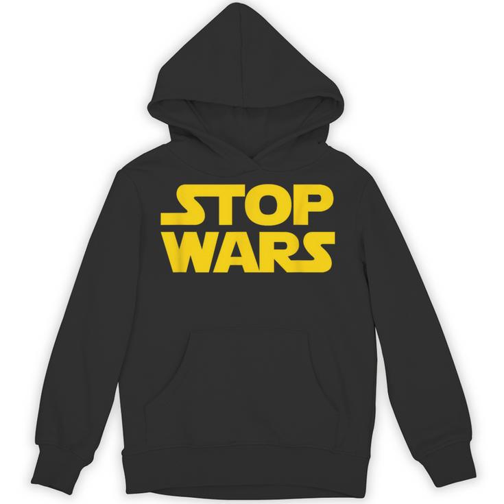 Stop Wars 反戦メッセージ 地球と宇宙の平和 パーカー
