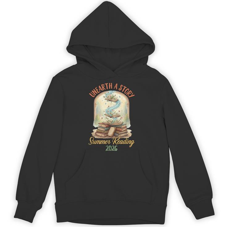 Summer Reading 2026 Book Aesthetic Library Unearth a Story Unisex Hoodie