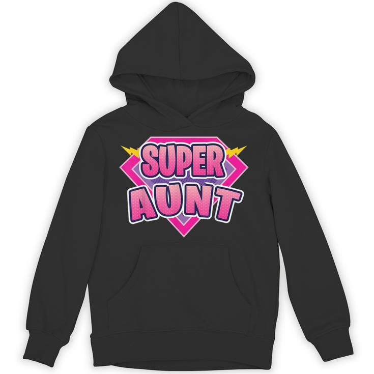 Super Aunt Superhero Grandmother Comic Book Matching Unisex Hoodie