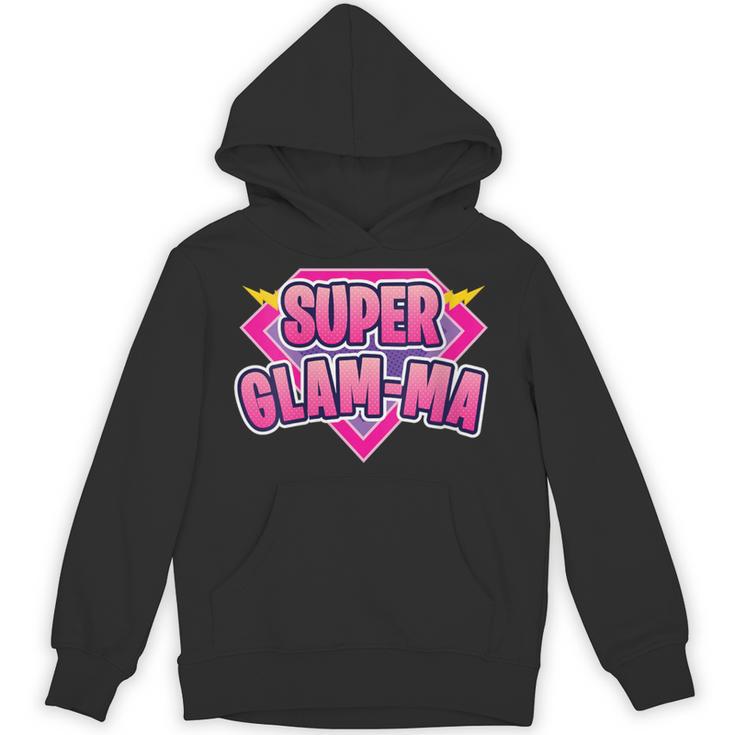 Super Glam-Ma Superhero Grandmother Comic Book Unisex Hoodie