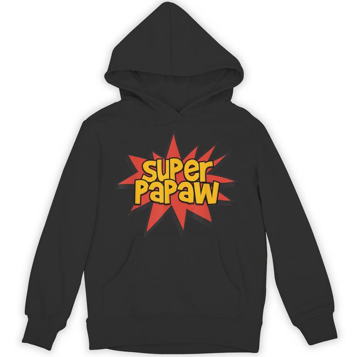 Super Grandfather Comic Book Hero Tshirt Super Papaw Unisex Hoodie