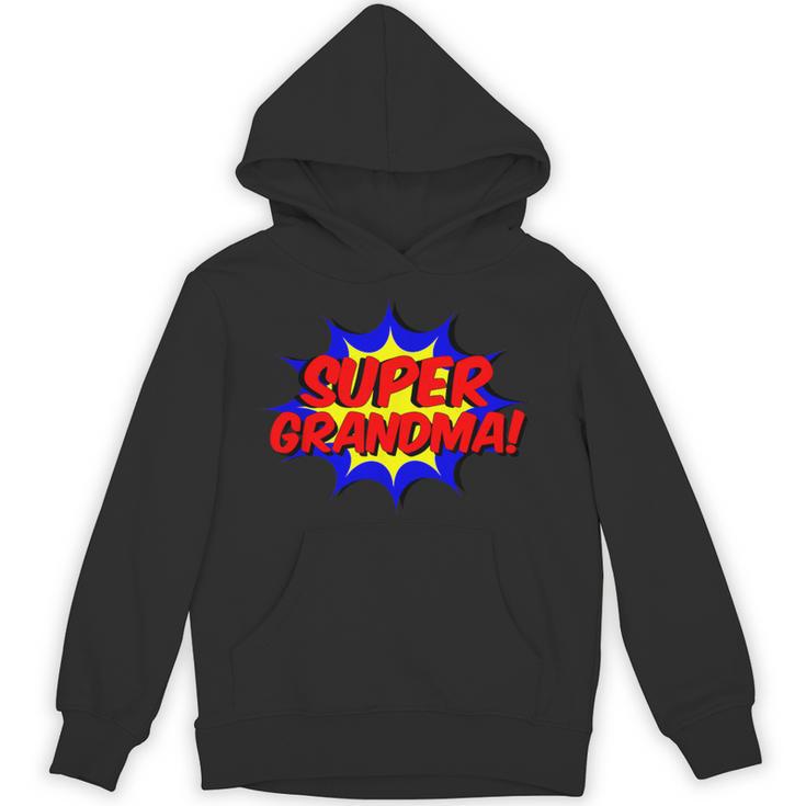 Super Grandma Comic Book Style Superhero Unisex Hoodie