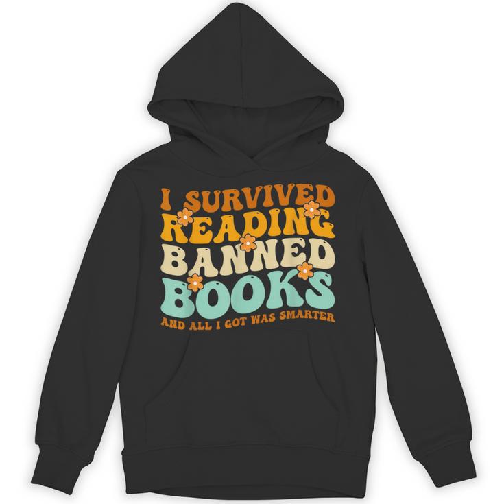 I Survived Reading Banned Books Book Lover Bookaholic Unisex Hoodie