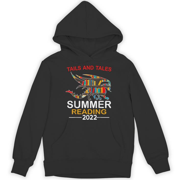 Tails And Tales Summer Reading 2022 Book Reading Teen Dragon Unisex Hoodie