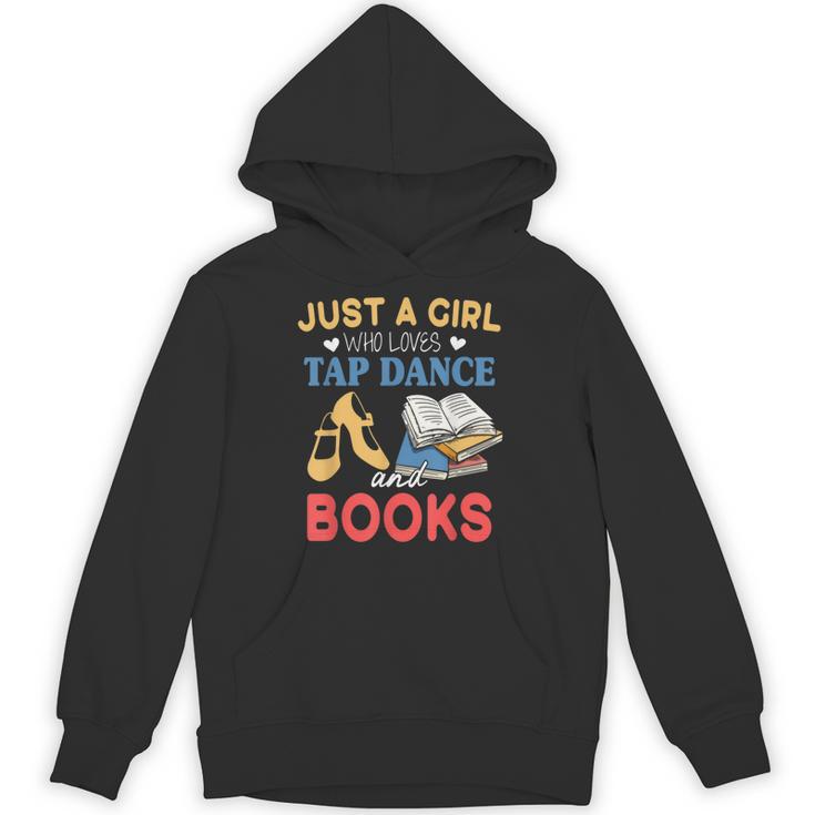 Tap Dancer Girl Who Loves Tap Dance & Books Unisex Hoodie