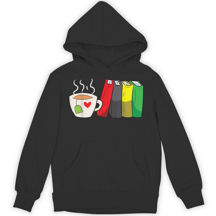 Tea And Bookworm Love Books And Tea Unisex Hoodie