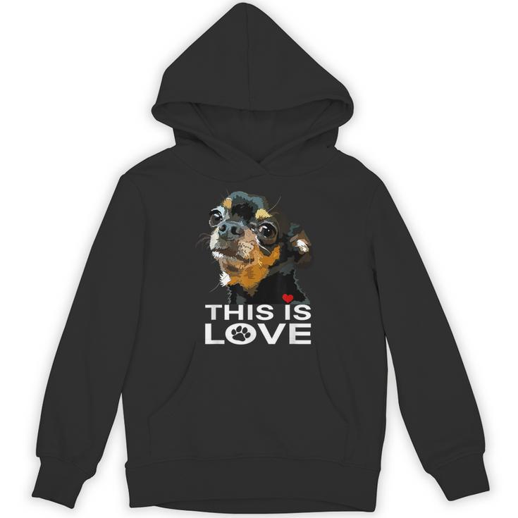 This Is Love And Tan チワワ犬 パーカー