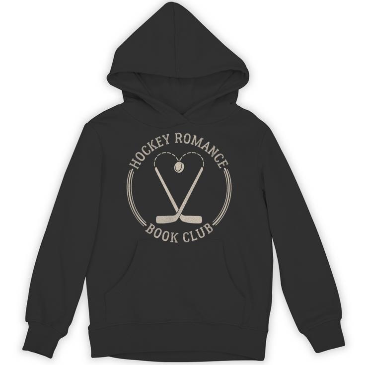 Threadless Grey Sky Chai Hockey Romance Book Club Graphic Unisex Hoodie