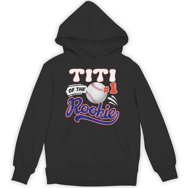 Titi Rookie Of Year 1st Birthday Baseball Theme Matching Unisex Hoodie
