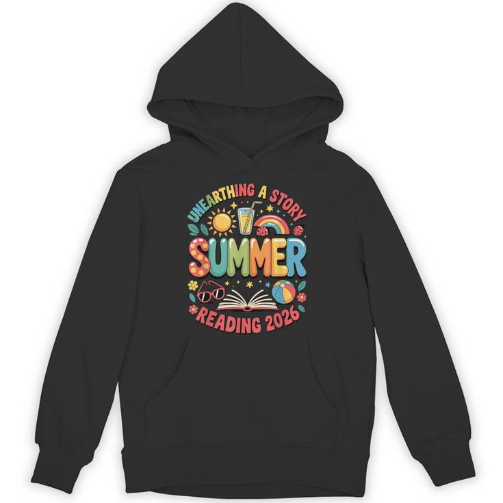 Unearth a Story Summer 2026 Summer Reading Program Book Unisex Hoodie
