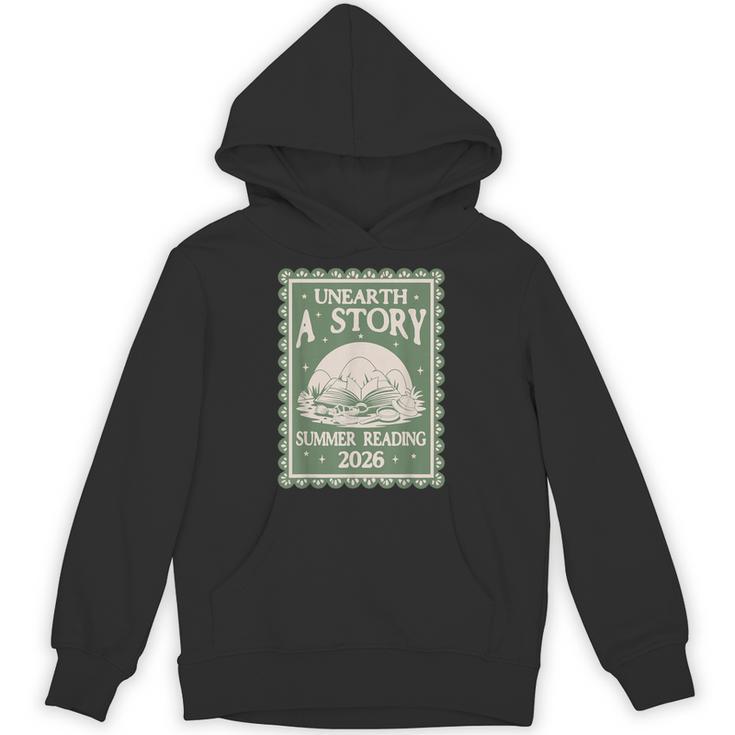 Unearth a Story Summer Reading 2026 Palaeontologists Book Unisex Hoodie