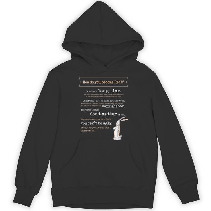 Velveteen Rabbit Book Quote 1922 Becoming Real Skin Horse Unisex Hoodie