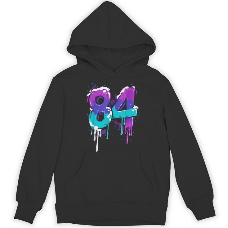 Vintage Baseball 84 Number Unisex Hoodie