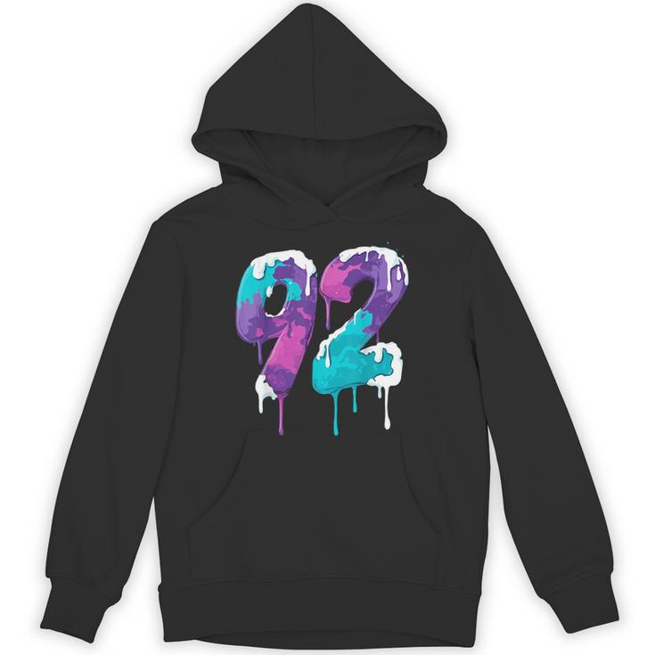 Vintage Baseball 92 Number Unisex Hoodie