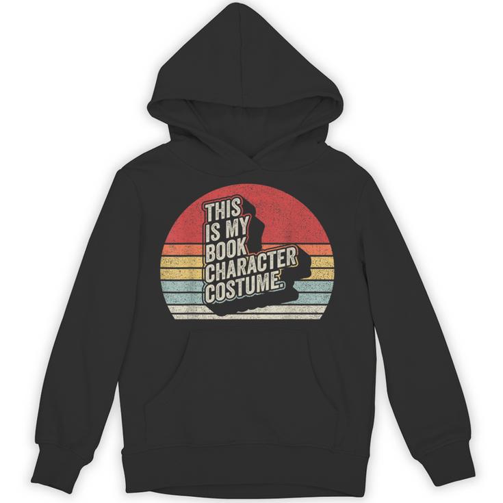 Vintage This Is My Book Character Costume Halloween Unisex Hoodie