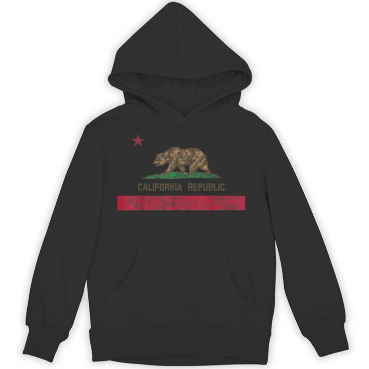 Vintage California Republic Flag ビンテージ・スタイルカリフォルニア共和国旗 パーカー
