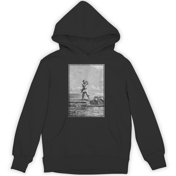 Vintage Captain Nemo Book Illustration 1871 Unisex Hoodie
