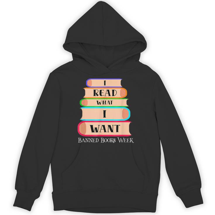 Vintage I Read What I Want Book Lovers Unisex Hoodie