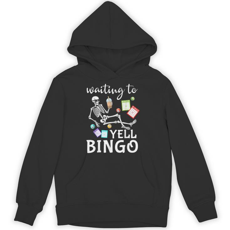 Waiting To Yell Bingo Lover Bingo Player Bingo Enthusiasts Hoodie