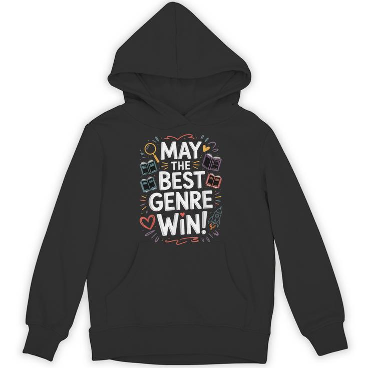 Whimsical Book Genre Battle Unisex Hoodie