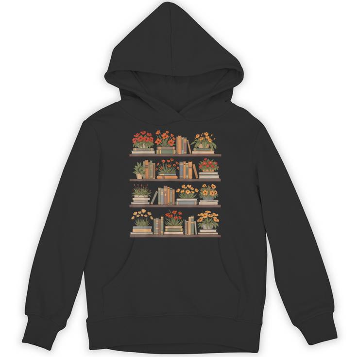 Whimsical Books And Blooms Unisex Hoodie