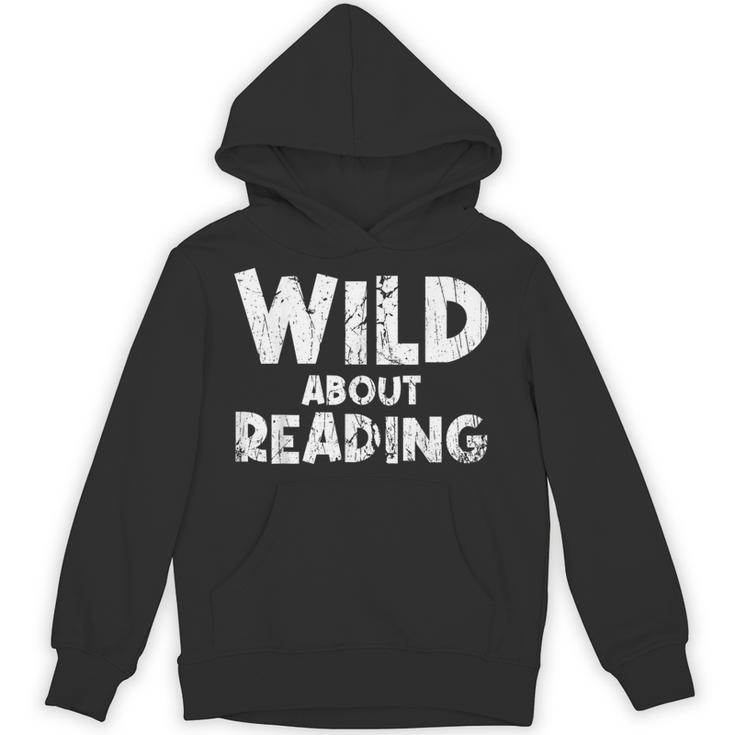 Wild About Reading Book Lover Library Unisex Hoodie