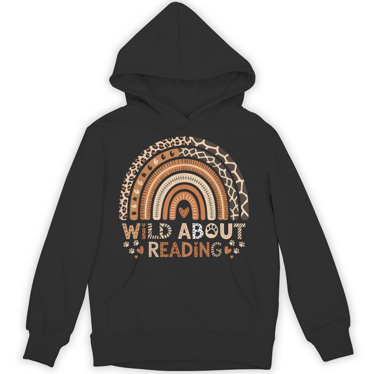Wild About Reading Books Reader Lover Bookworm Library Day Unisex Hoodie