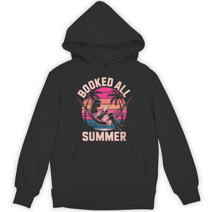 Womens Book Girl Summer Beach Vacation Book Lover Unisex Hoodie